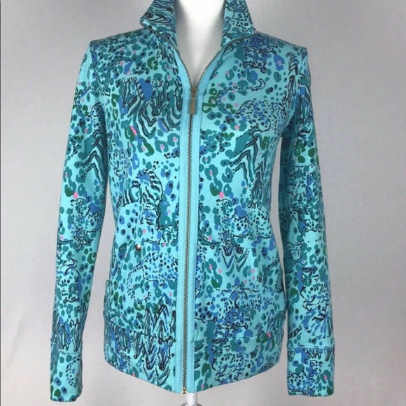 Lilly Pulitzer Leona zip up jacket - Picture 1 of 8